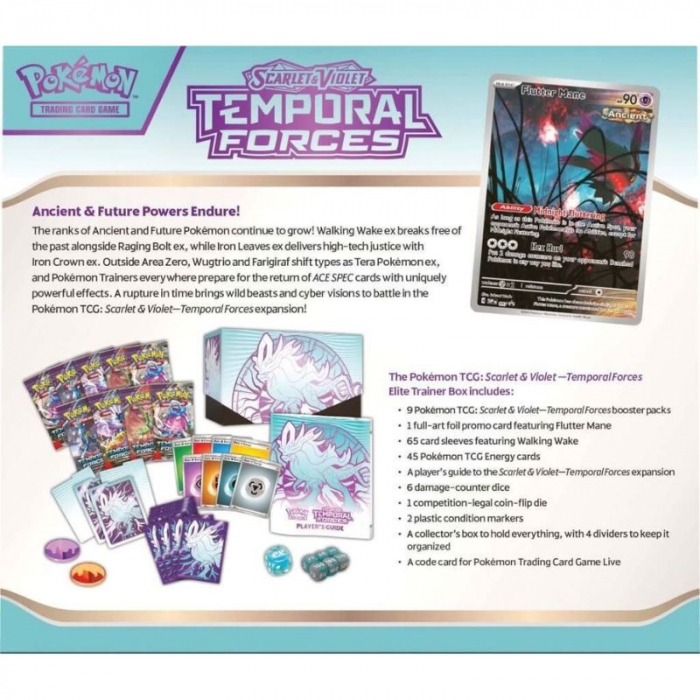 Pokemon - Scarlet & Violet 5 Temporal Forces Elite Trainer Box Walking Wake - EN [5]