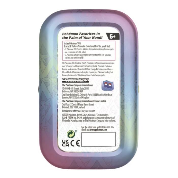 Pokemon - Scarlet & Violet 8.5 Prismatic Evolutions Mini Tin - EN [10]