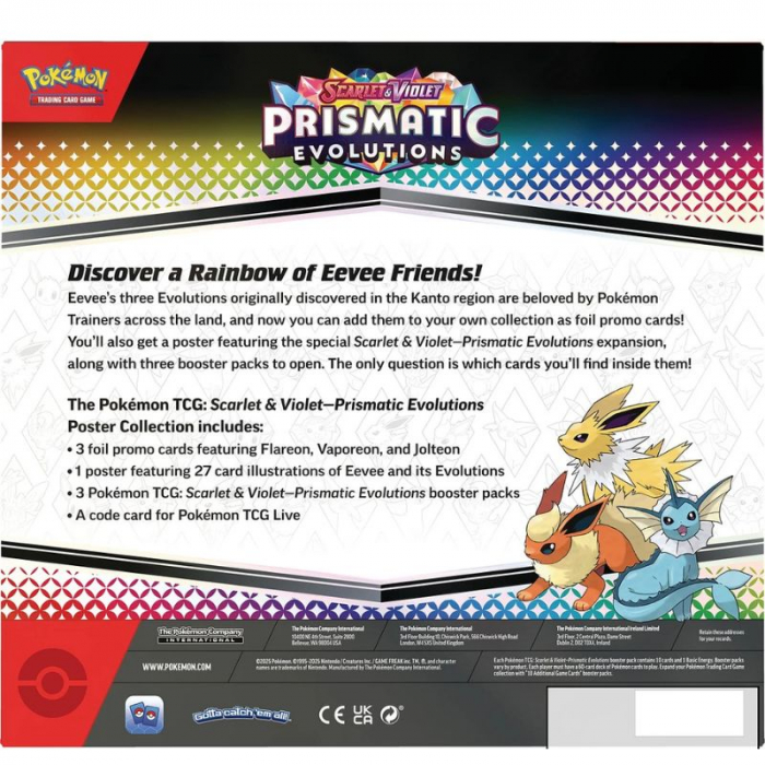Pokemon - Scarlet & Violet 8.5 Prismatic Evolutions Poster Collection - EN [2]