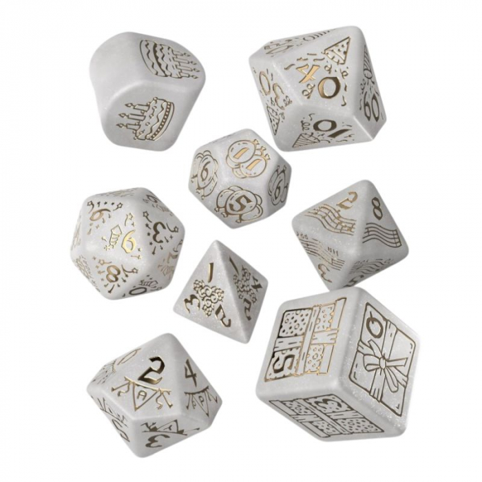 Q Workshop 20 Years: Happy Birthday Dice Set (8 dice) [3]