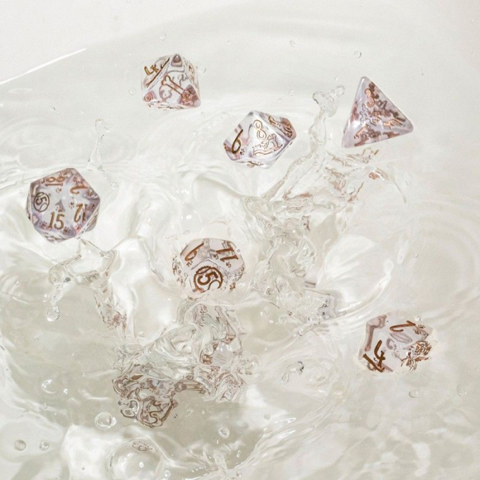 Q-Workshop Dogs Dice Set - Bubbles (7 dice) [4]