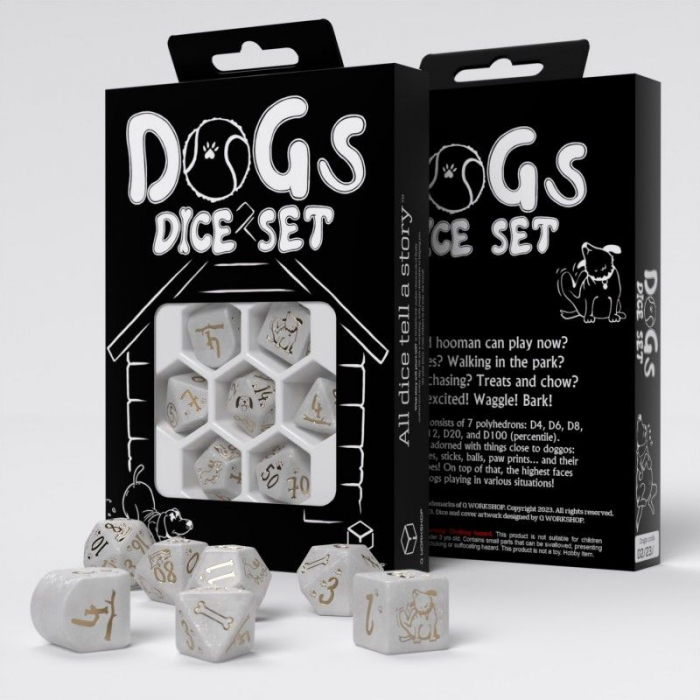 Q-Workshop Dogs Dice Set - Charlie (7 dice) [2]