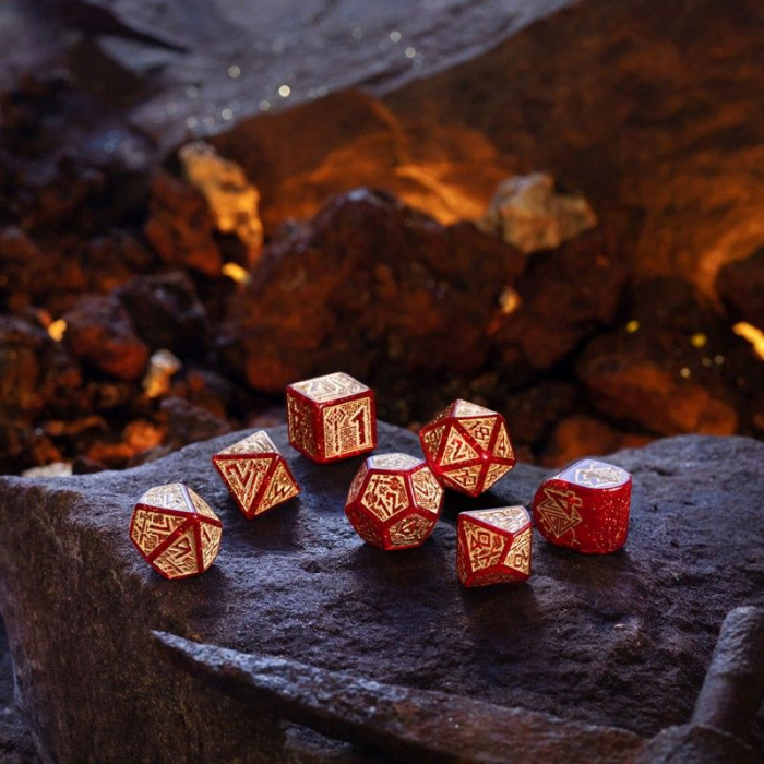 Q-Workshop Dwarven Dice Set - Jewels (7 dice) [3]