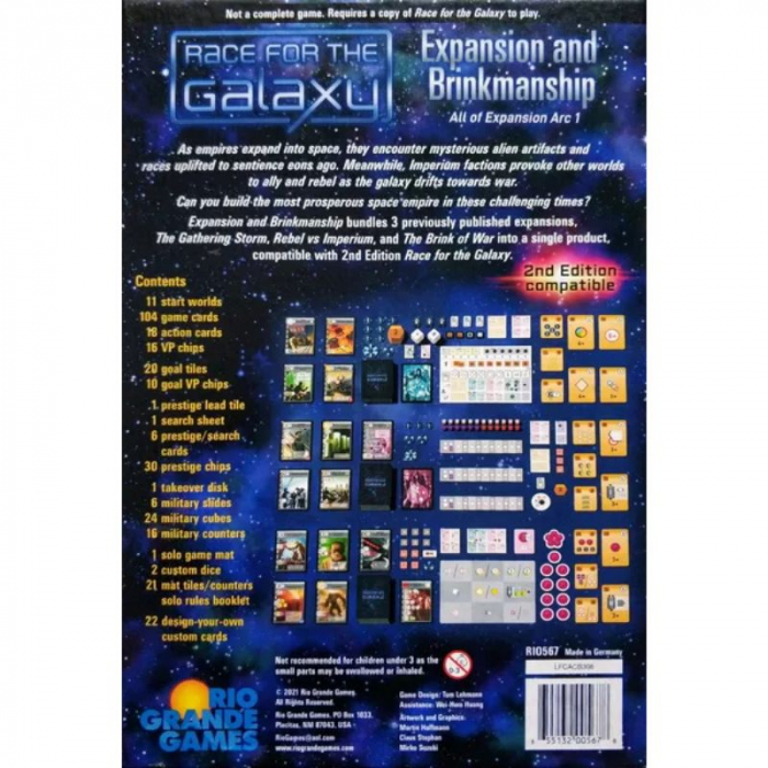 Race for the Galaxy: Expansion and Brinkmanship - The Combined 1st Arc Expansion (Extensie) - EN [2]