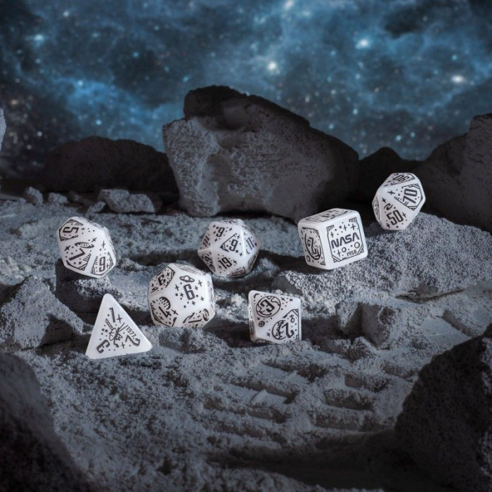 Q-Workshop - Space Dice Set - Apollo (7 dice) [4]