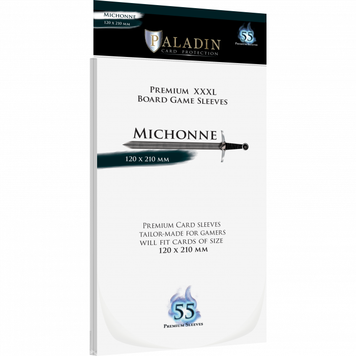 Paladin Michonne XXXL Sleeves - Clear 120x210mm (55 buc) [2]