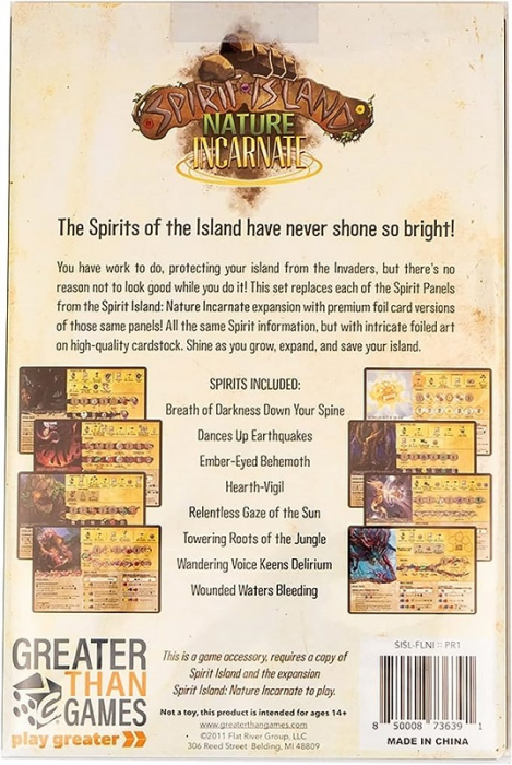 Spirit Island: Nature Incarnate Foil Panels (Extensie) [3]
