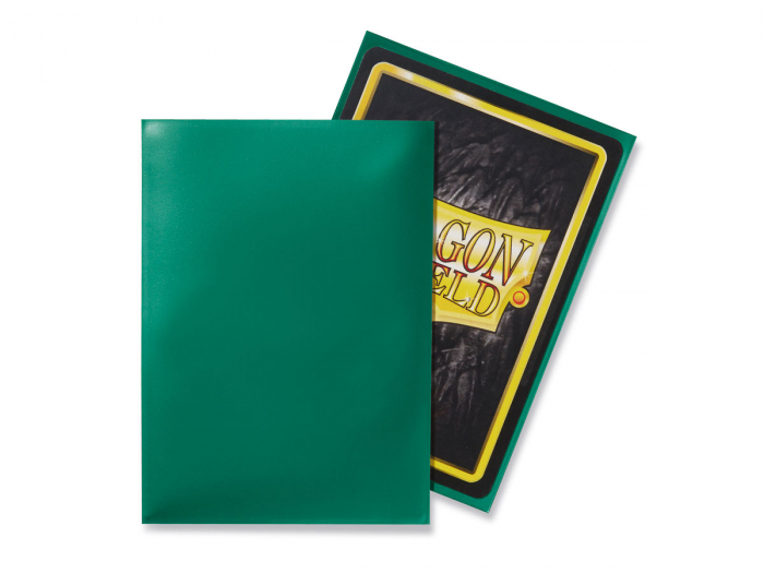 Standard Sleeves: Green 63x88mm (100 buc) - Dragon Shield [2]