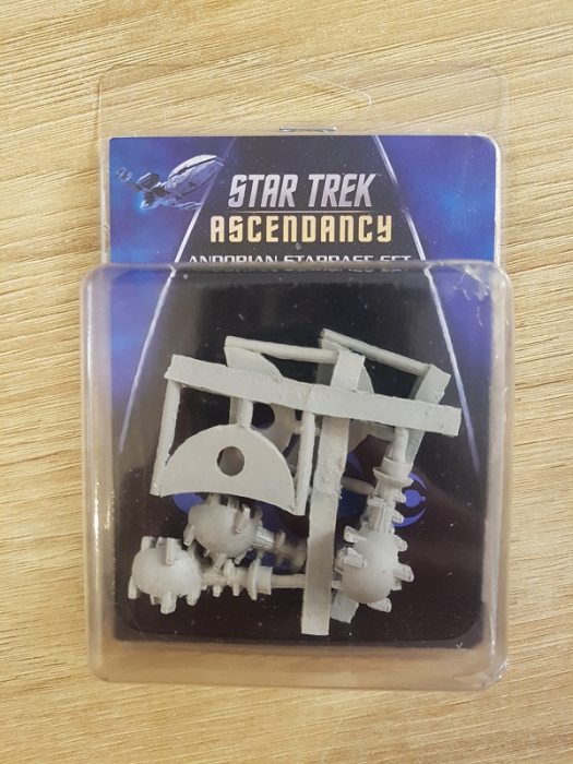 Star Trek: Ascendancy - Andorian Starbases Set (x3) - (cutie usor deteriorata) [5]