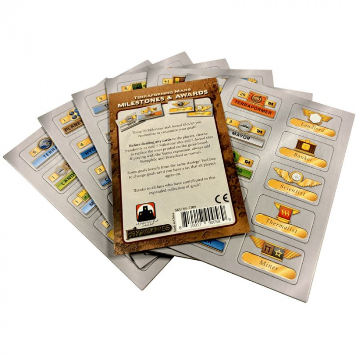Terraforming Mars: Milestones and Awards (Extensie) - EN [2]