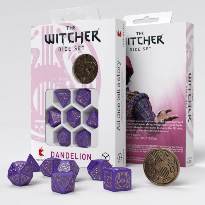 The Witcher Dice Set Dandelion - Viscount de Lettenhove (7 dice) [2]