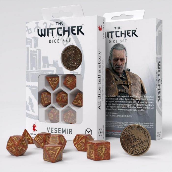 The Witcher Dice Set Vesemir - The Wise Witcher [2]