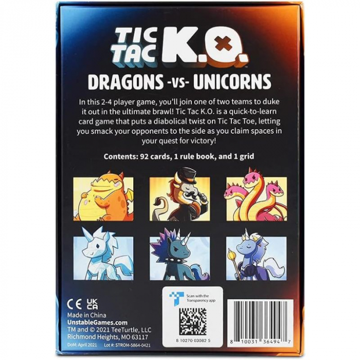 Tic Tac K.O. Dragons vs. Unicorns - EN [2]