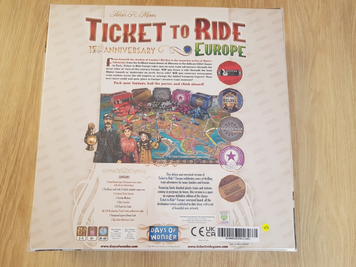 Ticket to Ride: Europe - 15th Anniversary - EN - (cutie usor deteriorata) [9]
