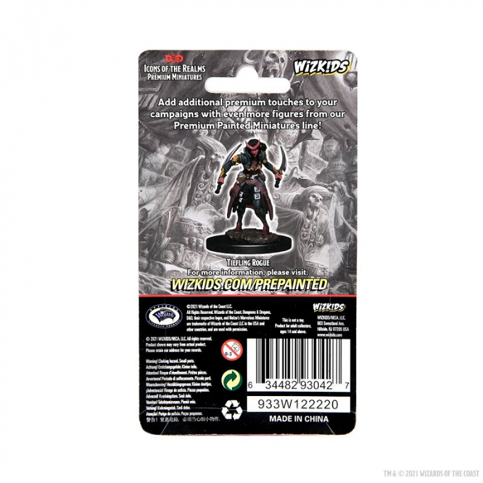 Tiefling Rogue Female D&D Icons of the Realms Premium Figures [3]