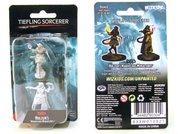 Tiefling Sorcerer Female - D&D Nolzur's Marvelous Unpainted Miniatures (W15) [2]