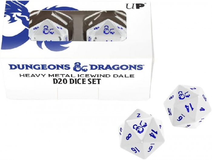 Ultra PRO Heavy Metal Icewind Dale D20 Dice Set (2 dice) [3]