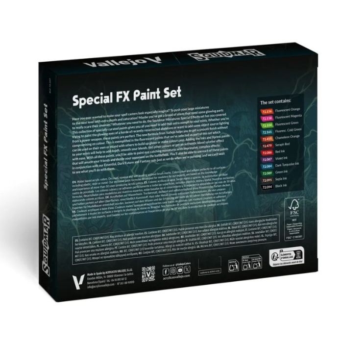 Vallejo - Game Color: Special FX Paint Set war gaming [2]
