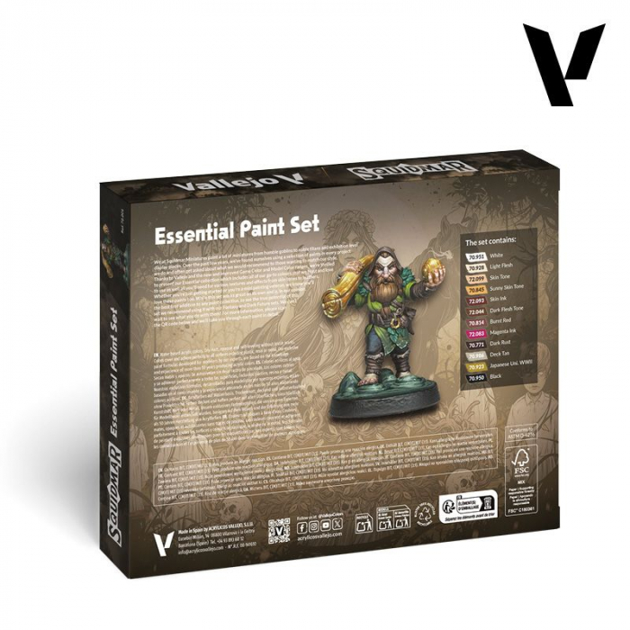 Vallejo - Game Color: Essential Paint Set + Miniature [2]