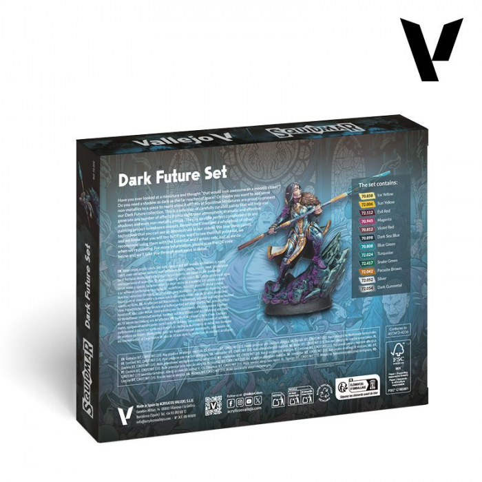 Vallejo - Game Color: Dark Future Set + Miniature [2]