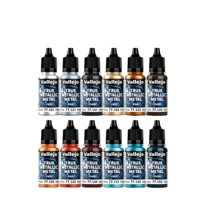 Vallejo - True Metallic Metal Starter Set [4]