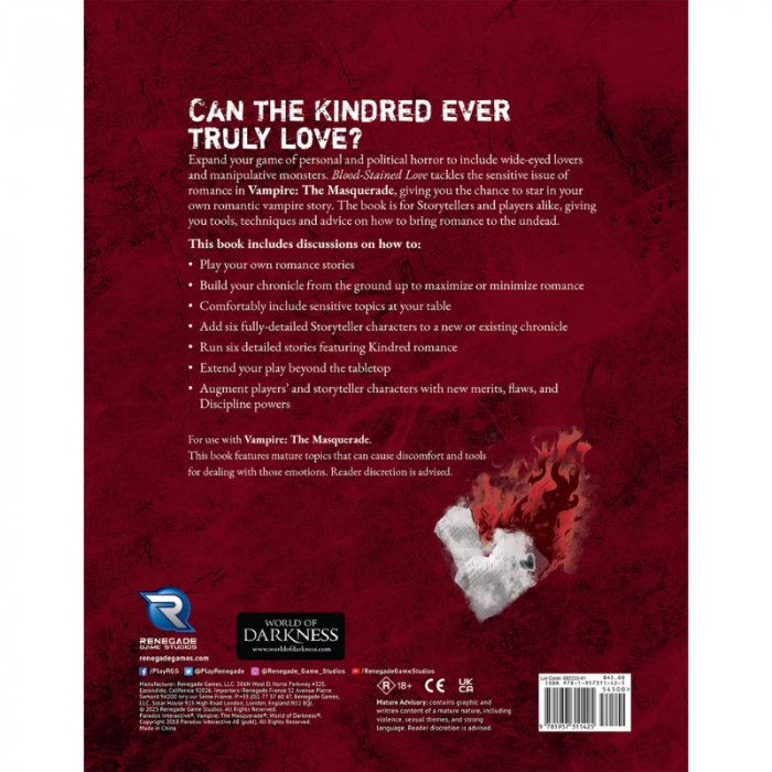 Vampire the Masquerade 5th Ed Blood-Stained Love - EN [4]