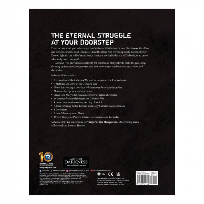 Vampire: The Masquerade 5th Edition RPG - Gehenna War - EN [4]