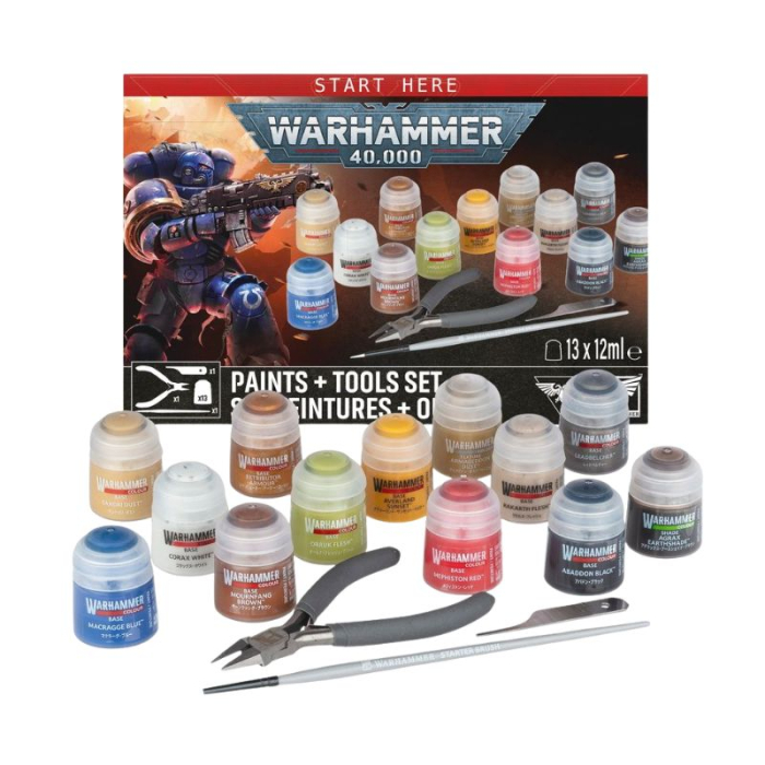 Warhammer 40K Paints + Tools Set (11th Edition) - EN [2]