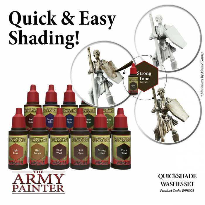 The Army Painter - Warpaints Quickshade Washes Paint Set [2]