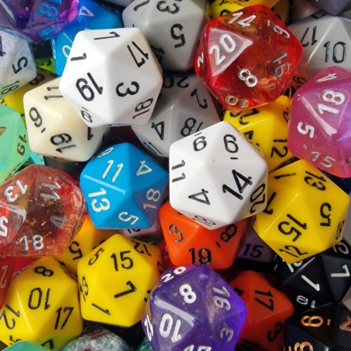 Zar D20: Regular D20 Loose Dice (1 buc) [4]