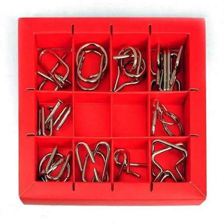 10 Metal Puzzles: Red [1]