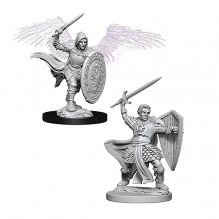 Miniaturi RPG - Aasimar Male Paladin - Nolzur's Marvelous Unpainted Miniatures