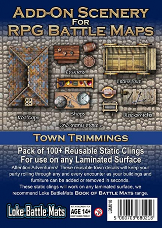 Add-On Scenery for RPG Battle Maps: Town Trimmings [0]