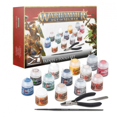 Seturi de vopsele - Age of Sigmar Paints + Tools - EN - GW