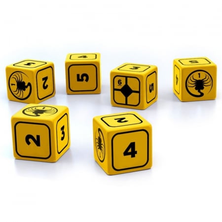 MODIPHIUS ENTERTAINMENT FALLOUT FACTIONS THE DISCIPLES DICE SET DADI