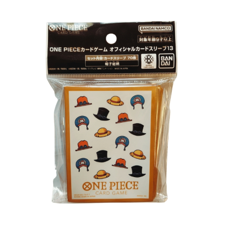 Sleeves - Bandai One Piece 13 Official Sleeves - Hat Patterns 63x88 mm (70 buc)