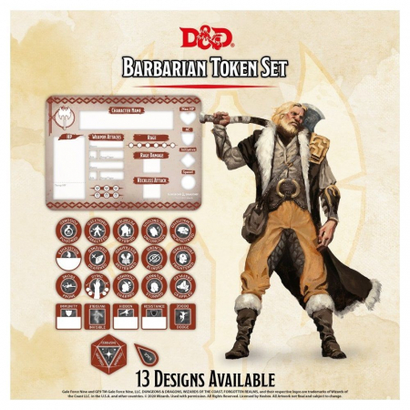 RPG - Barbarian Token Set - EN