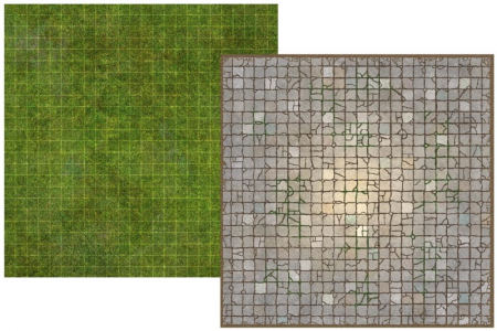 Battle Mat Board - Grassland & Dungeon [2]
