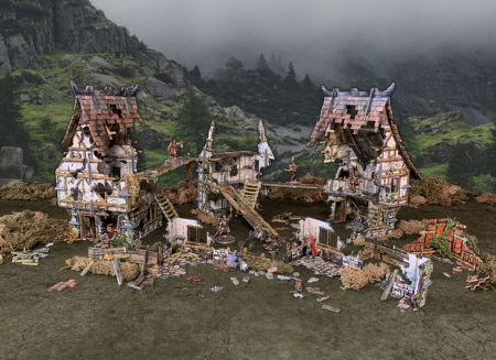 Battle Systems - Village Ruins - Battle Systems