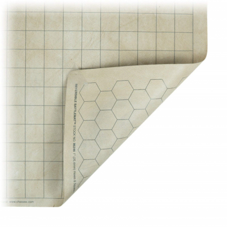 Accesorii generice RPG - Battlemat 1"x1" Square/Hexes Reversible