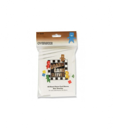Accesorii - Oversized Sleeves: Clear 82x124mm (100 buc) - Board Games Sleeves