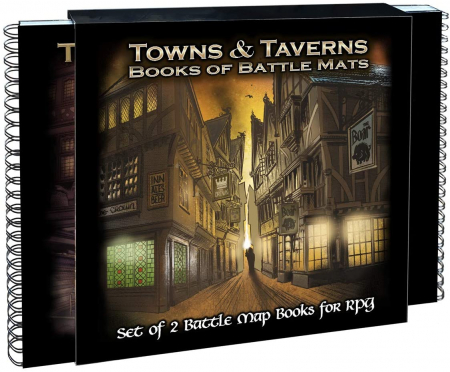 RPG - Books of Battle Mats: Towns & Taverns - EN