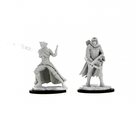 RPG - Bounty Hunter & Outlaw - WizKids Deep Cuts Unpainted Miniatures (W15)