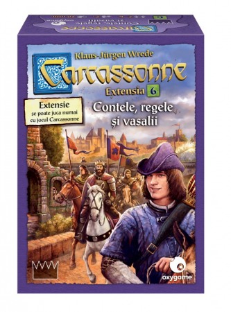 Jocuri pentru copii - Carcassonne Extensia 6 - Contele, regele și vasalii (Extensie) - RO