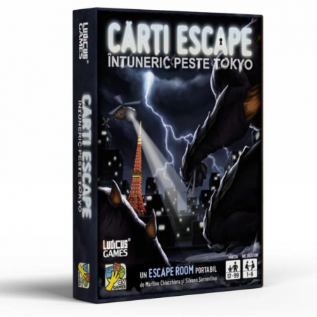 Jocuri de crimă și mister - Carti Escape - Intuneric peste Tokyo -RO
