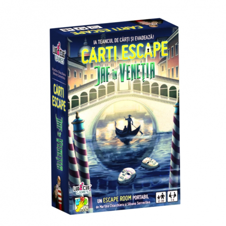 Jocuri de petrecere - Carti Escape - Jaf in Venetia - RO