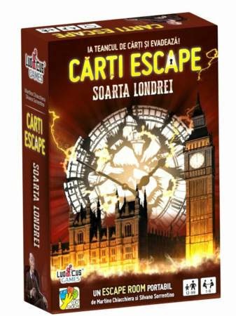 Jocuri de petrecere - Carti Escape - Soarta Londrei - RO