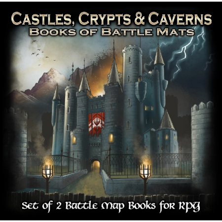 RPG - Castles Crypts and Caverns Books of Battle Mats
