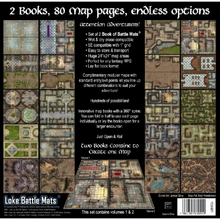 Castles Crypts and Caverns Books of Battle Mats [1]