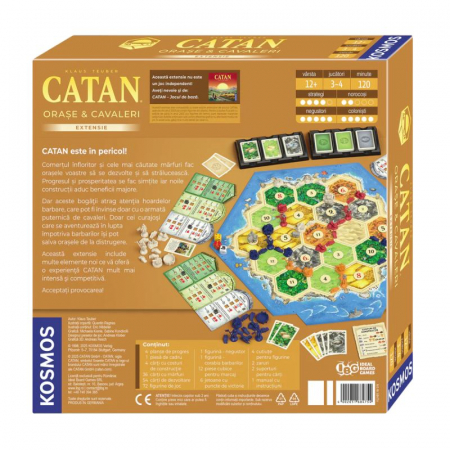 Catan - Orașe și Cavaleri 3/4 - Ediția 2025 (Extensie) - RO [1]
